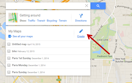 map instructions - Custom Google Maps